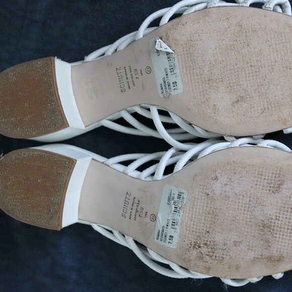 Schutz Roanna Beaded Sandal Size 7.5 - Picture 13 of 14